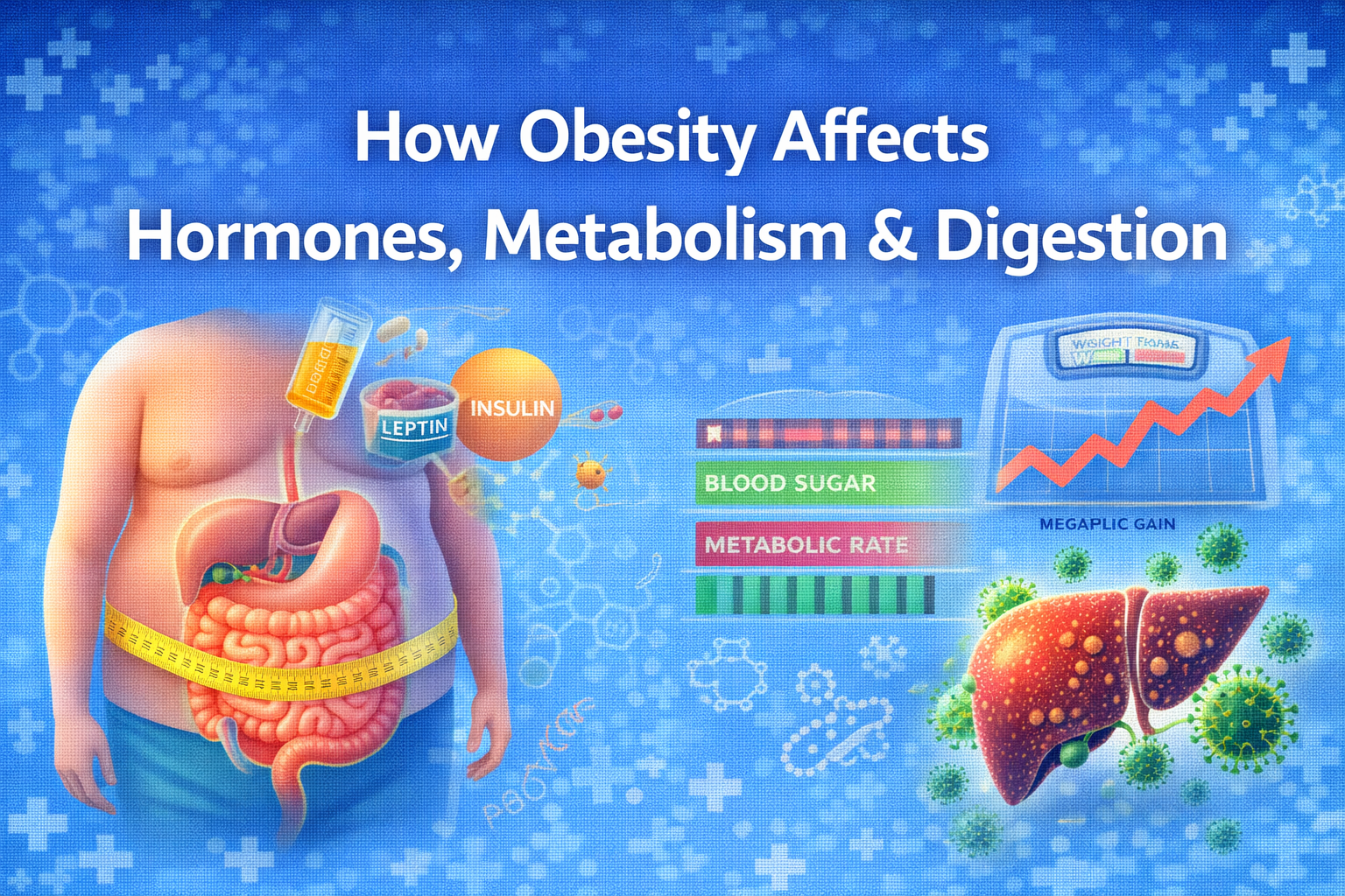 Obesity Affects Hormones, Metabolism & Digestion Obesity Affects Hormones, Metabolism & Digestion
